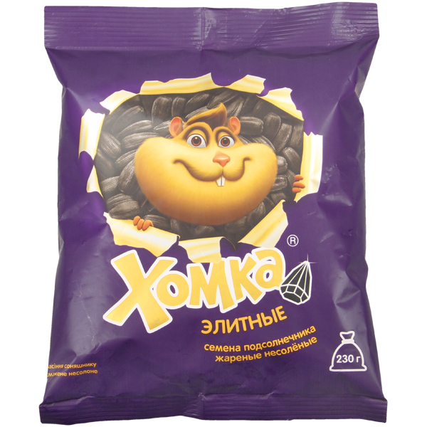 Семена подсолнечника жареные несолёные "Хомка"