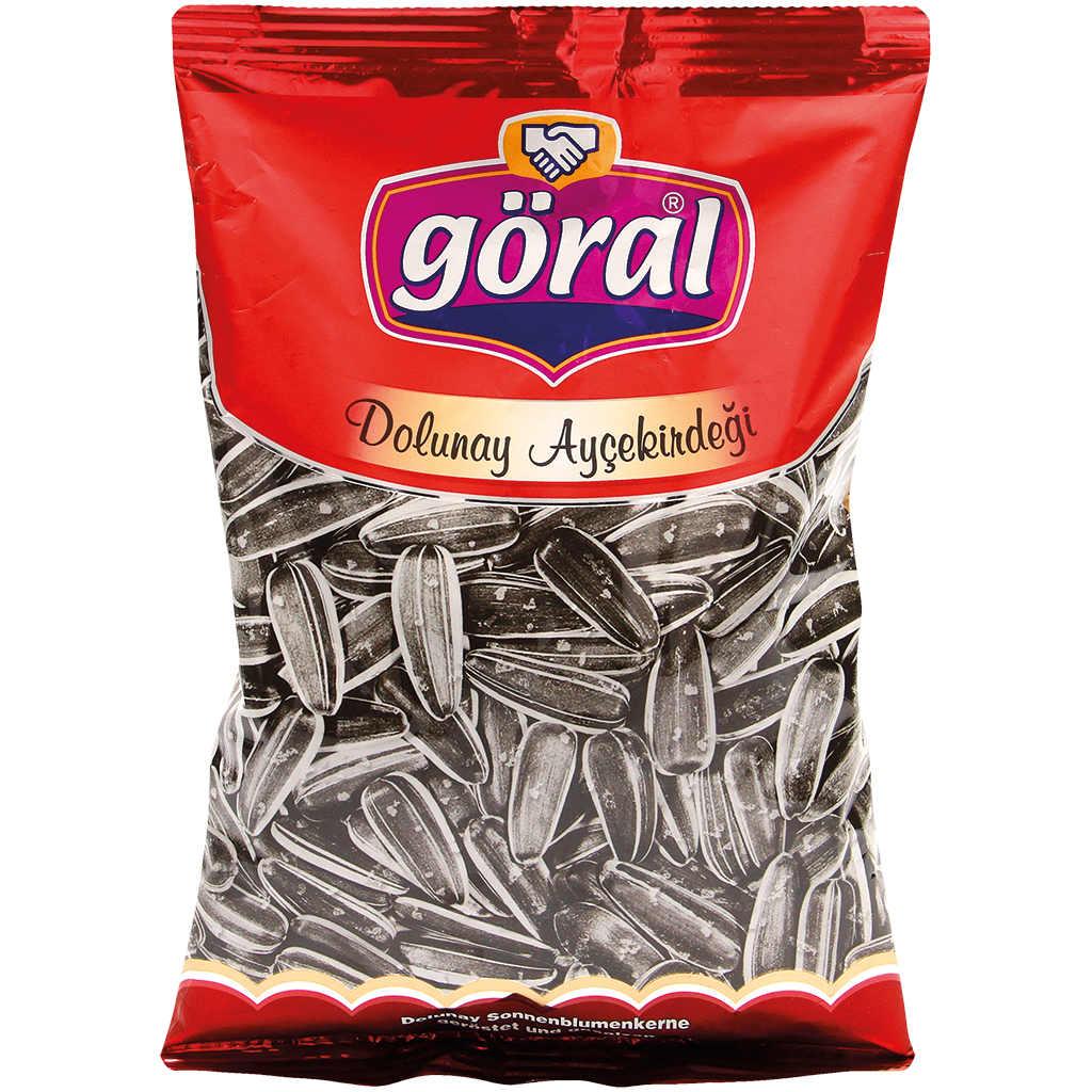 Gestreepte zonnebloempitten met schil, geroosterd en gezoute