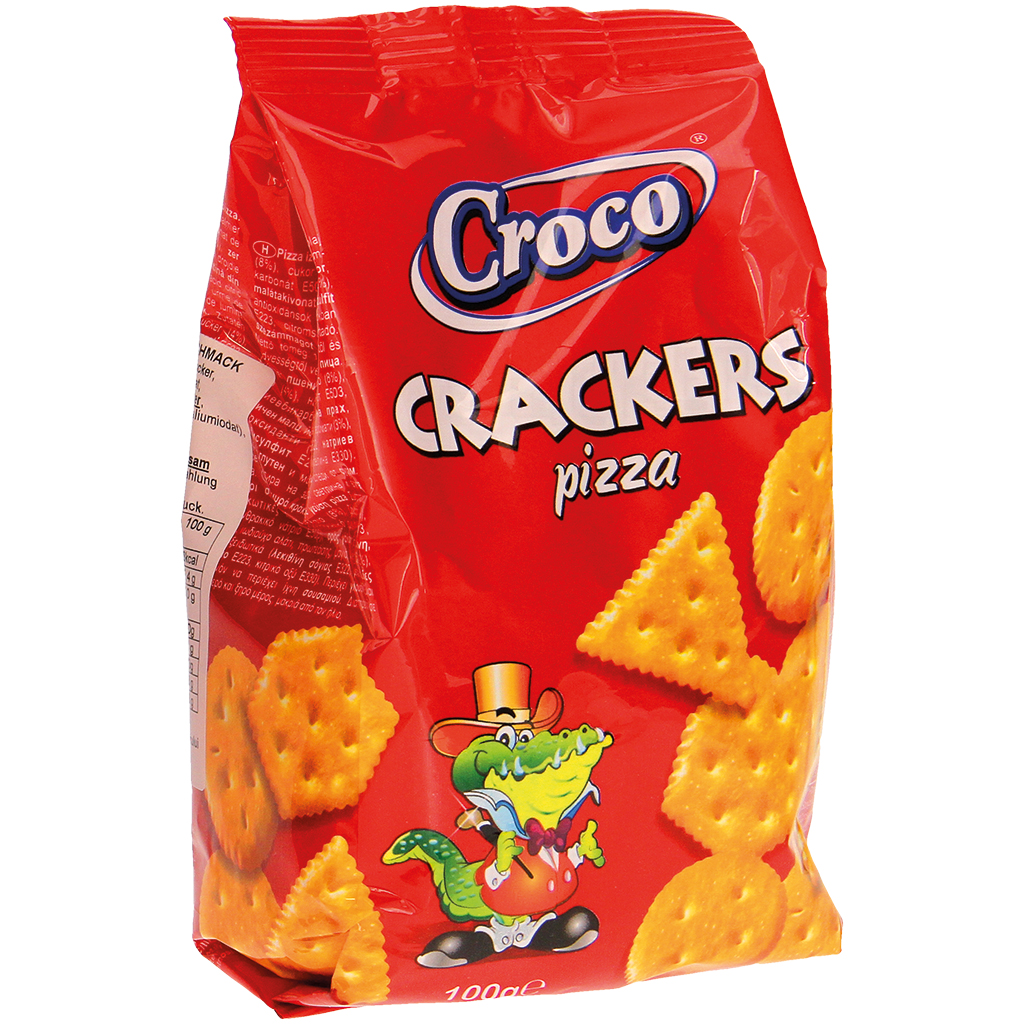 Cracker met pizzasmaak