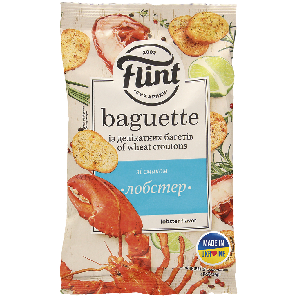Пшеничные сухарики со вкусом лобстера