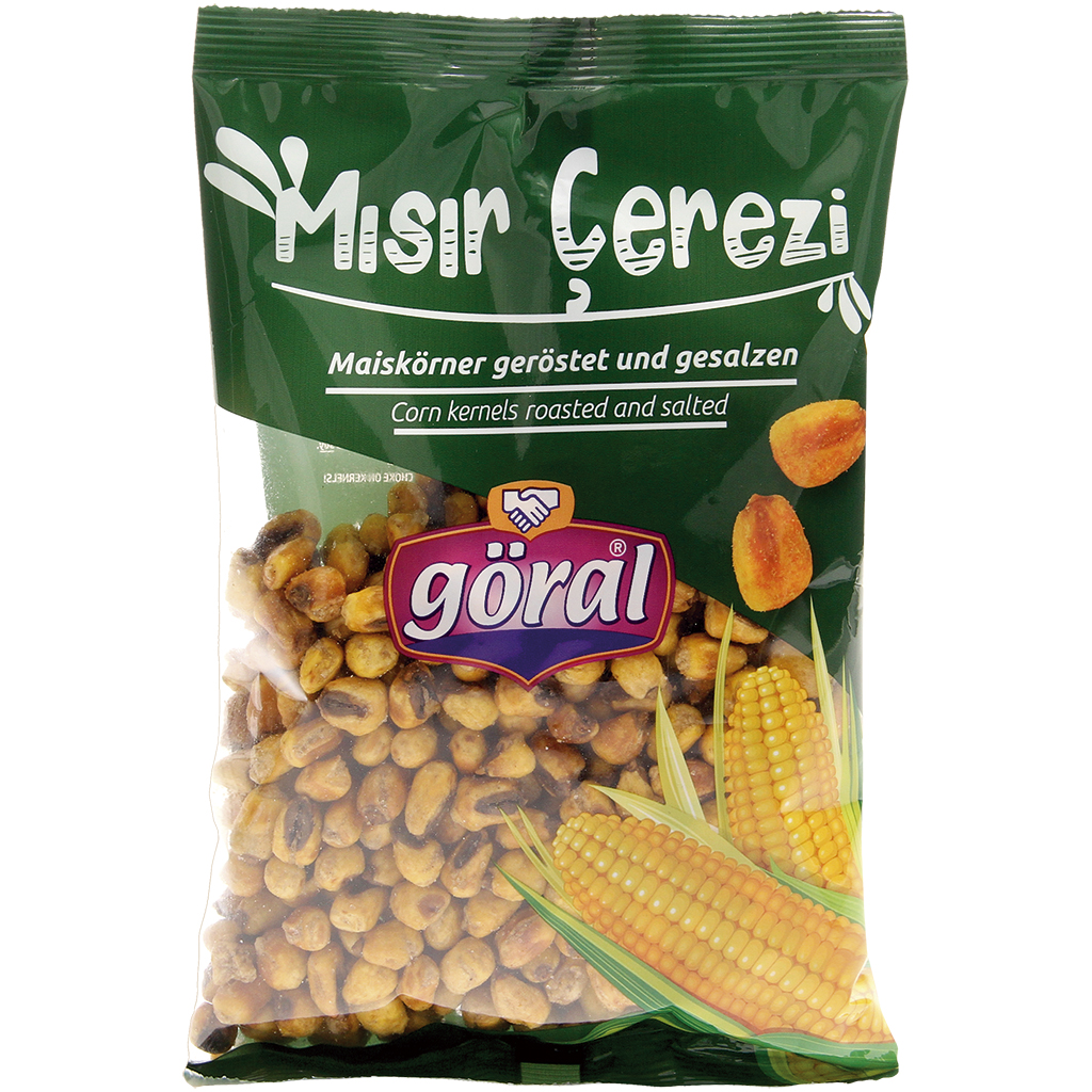Зерна кукурузы жареные и соленые