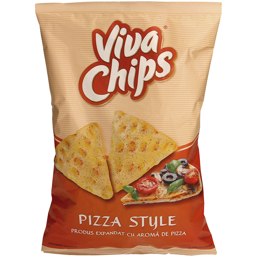 VIVA CHIPS - пшенично-кукурузный снек со вкусом пиццы