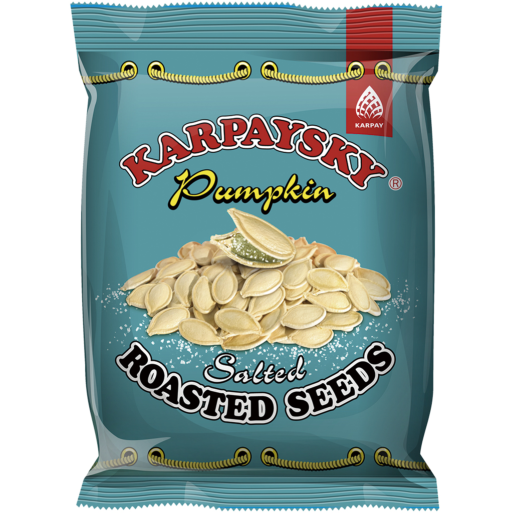 "KARPAYSKY" Geroosterde pompoenpitten met schil, gezouten.