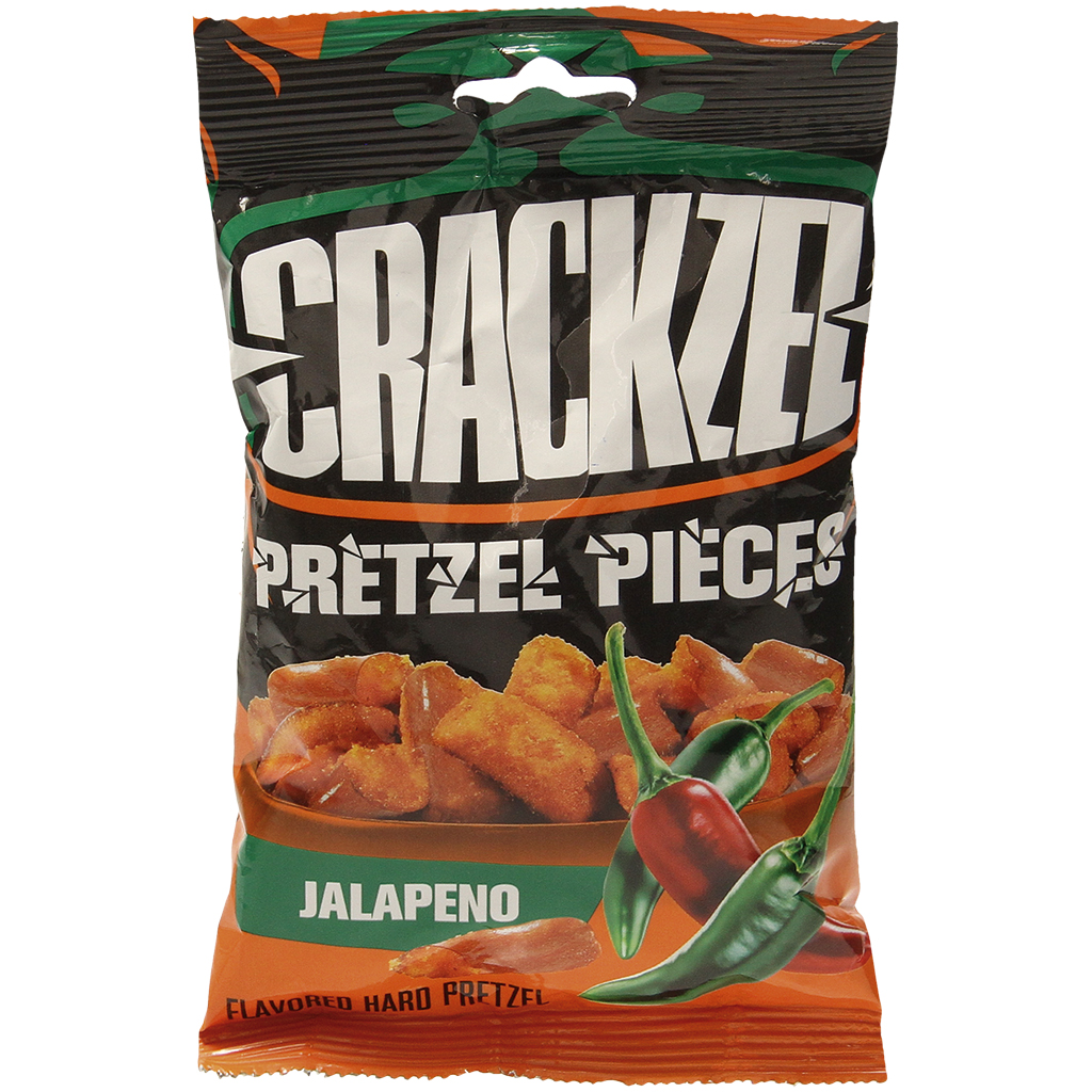 Brezelstukjes met jalapeño smaak