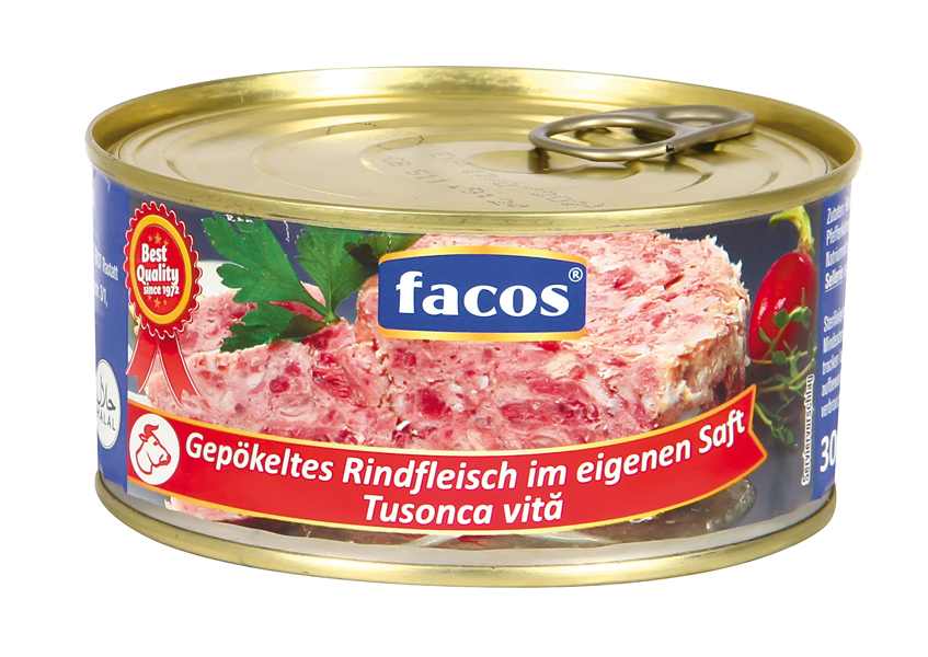 Facos Rundvlees in eigen sap