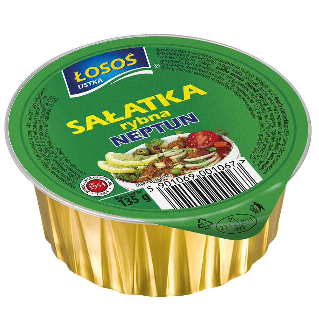 Салат из овощей с лососем