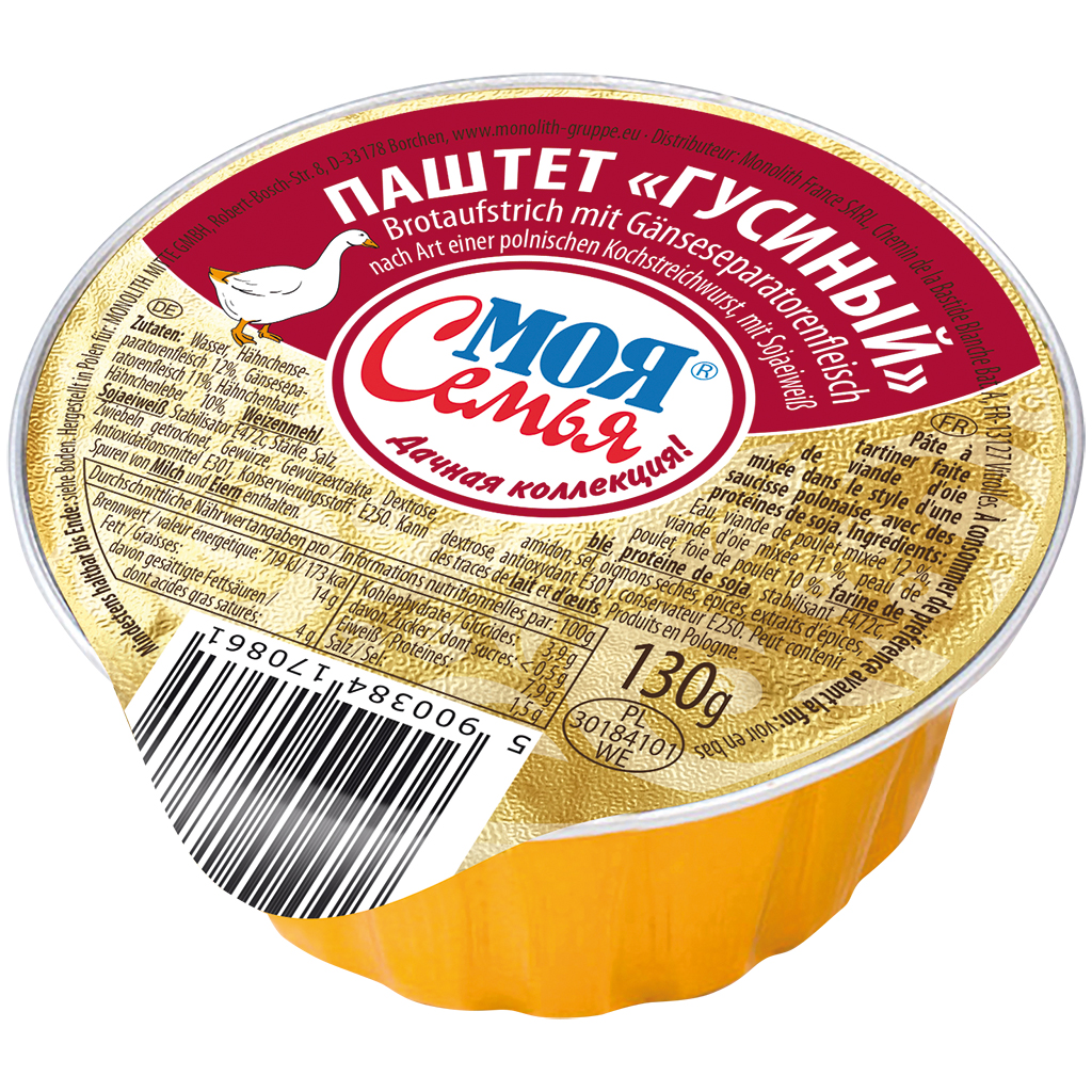 "MOJA SEMJA" Паштет гусиный