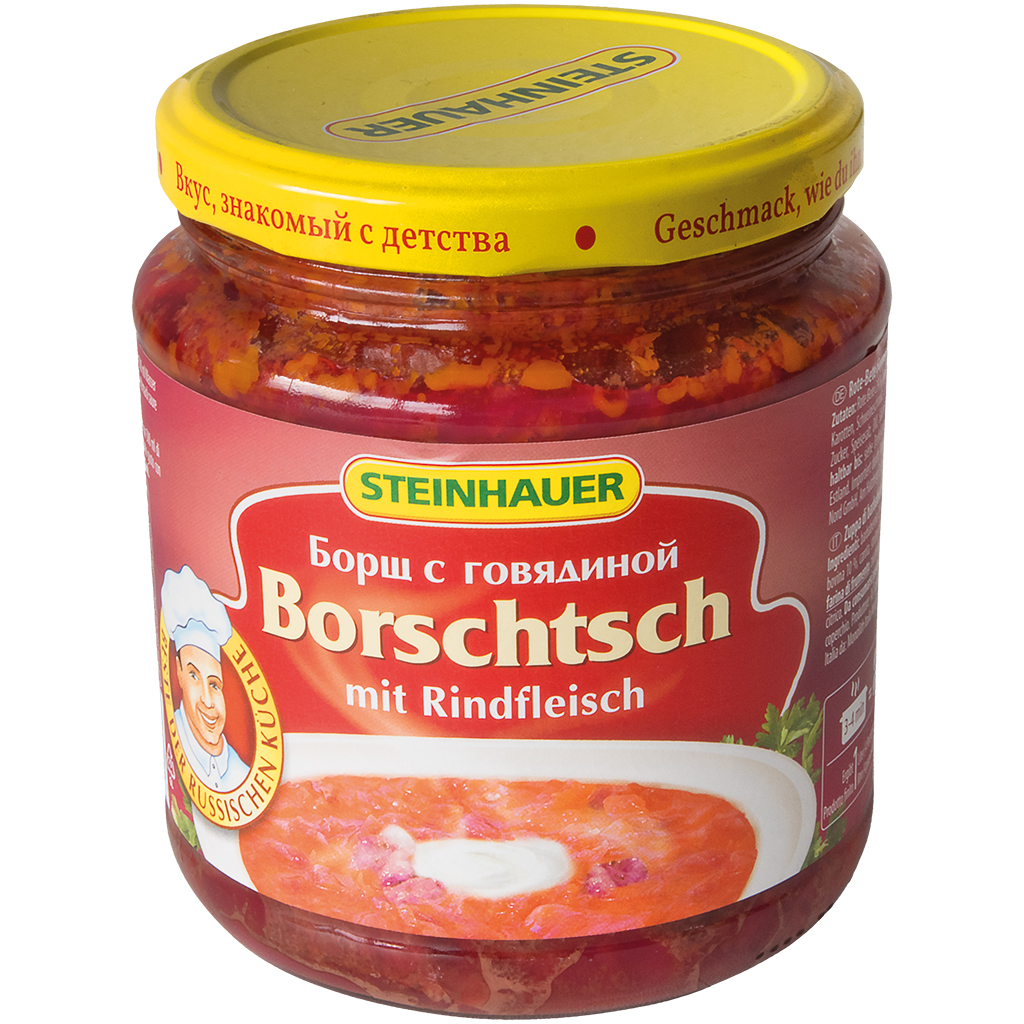 Borsjtsj met rundvlees