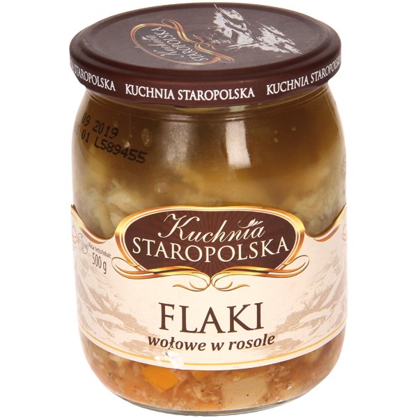 Soep van rundvleespens "Flaki"