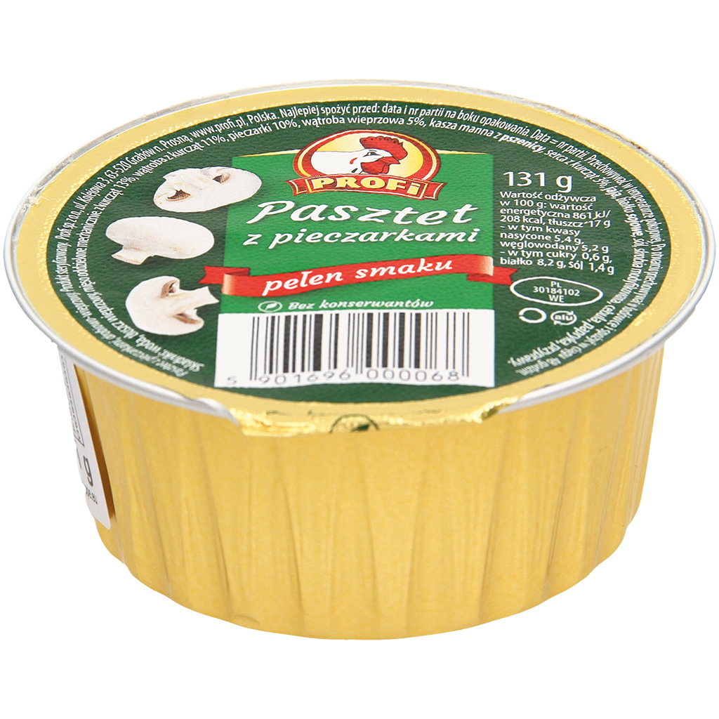 "Pasztet z pieczarkami" Паштет по-польски с курицей и шампин