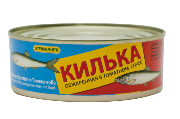 Килька обжаренная в томатном соусе