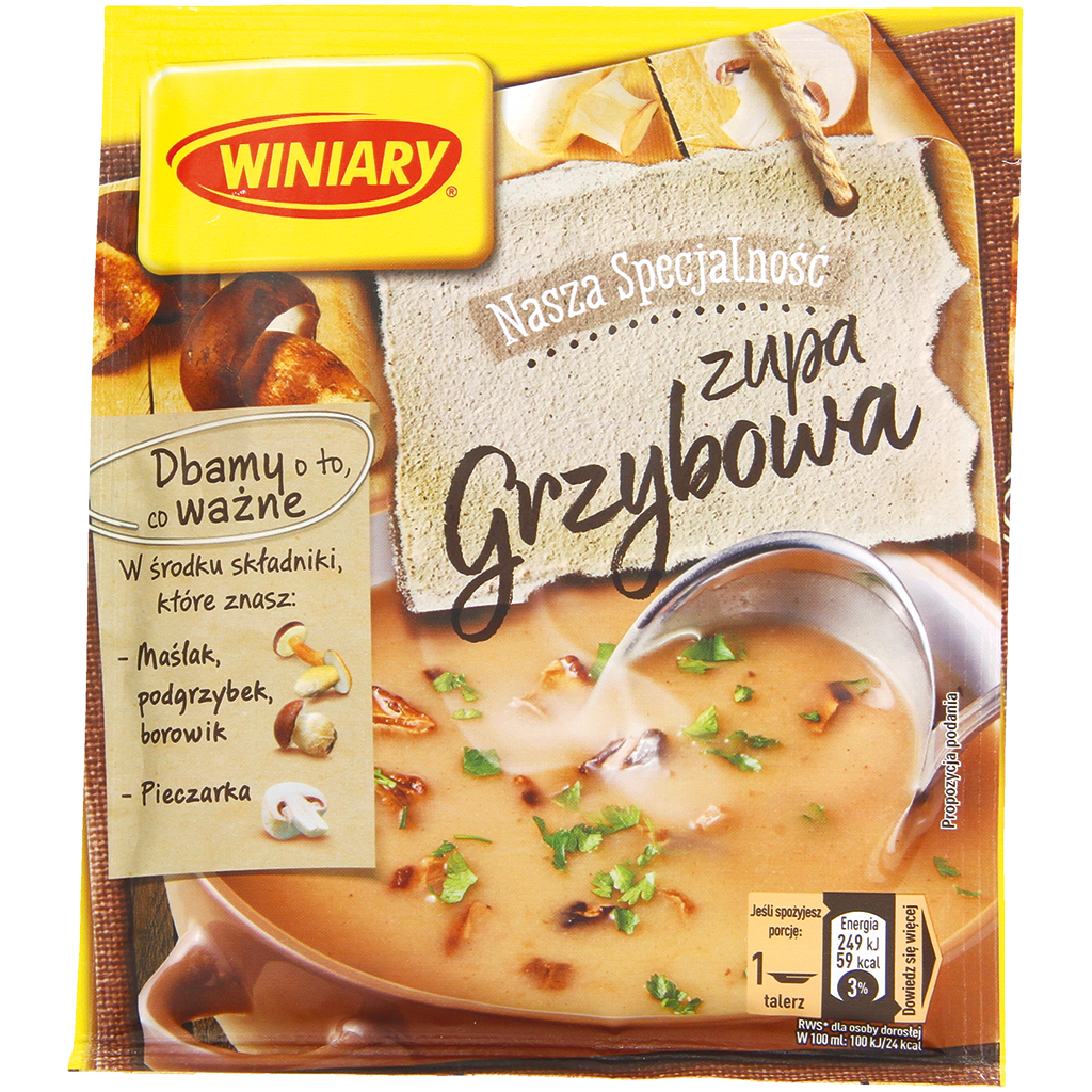 Грибной суп "Winiary"
