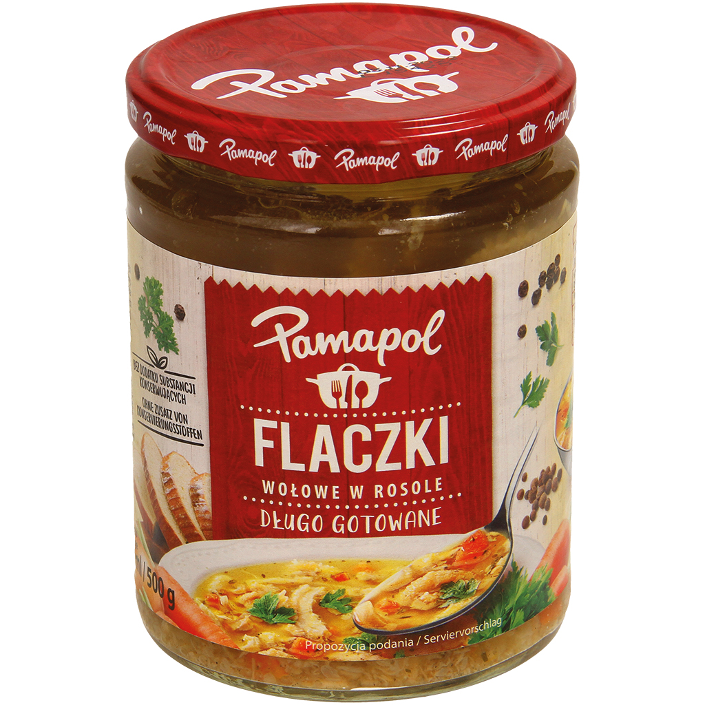 Pamapol pensen van rundvlees in bouillon