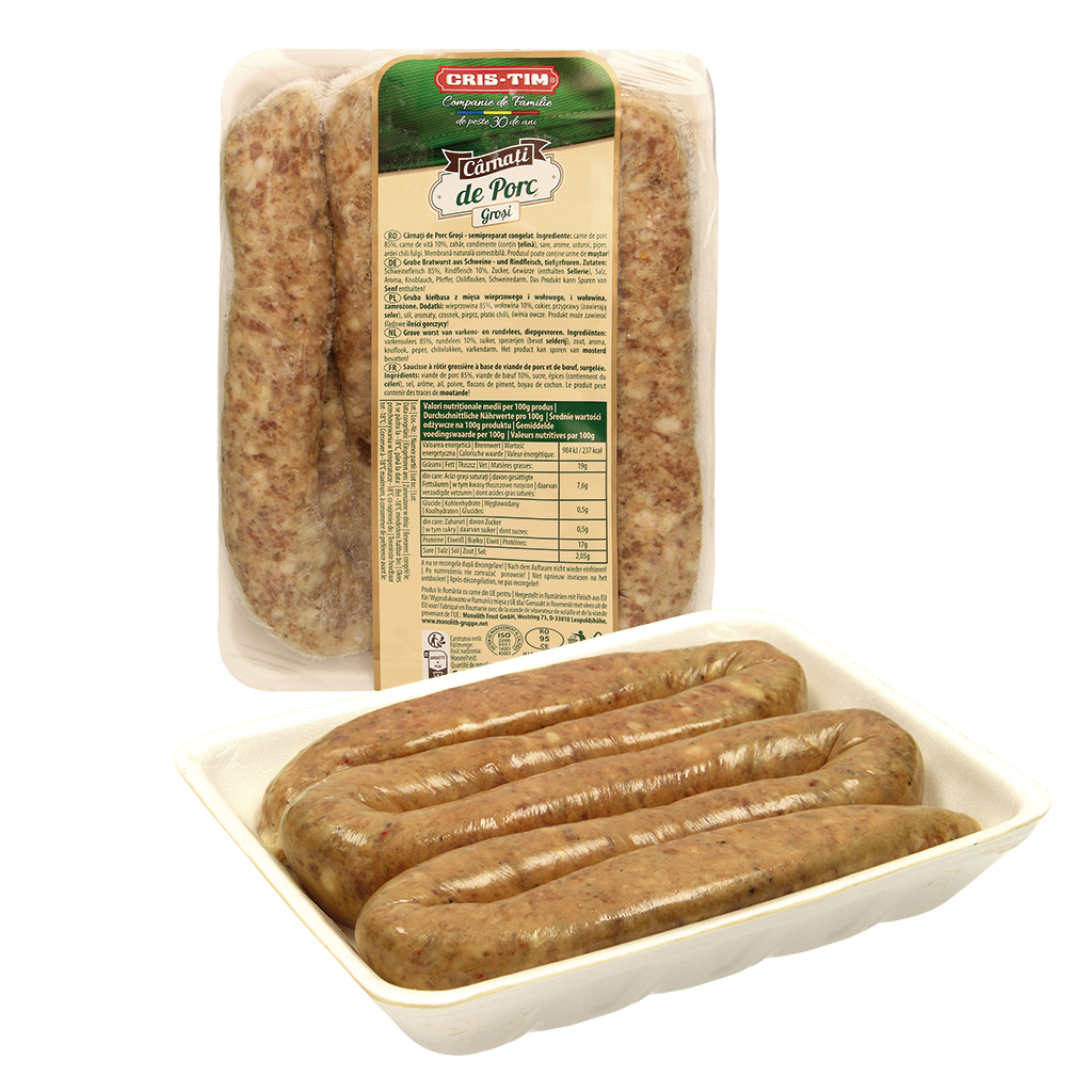 Колбаски для гриля (толстые), замороженные