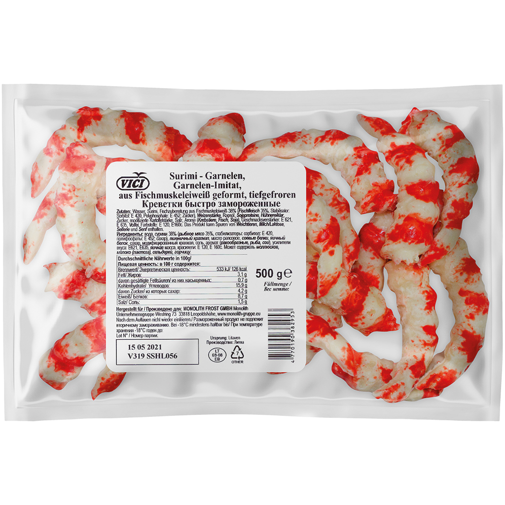 Garnalen diepgevroren