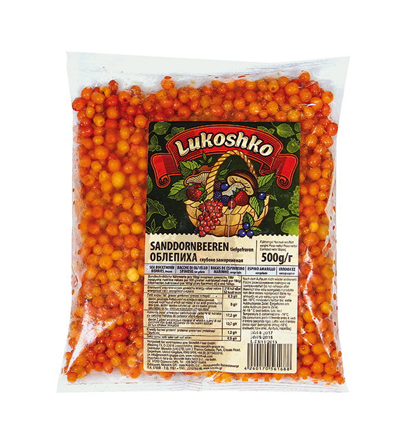 Zanddornbessen "Oblepicha" diepgevroren