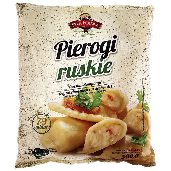 Deegwaren naar Russische stijl "Pierogi ruskie"