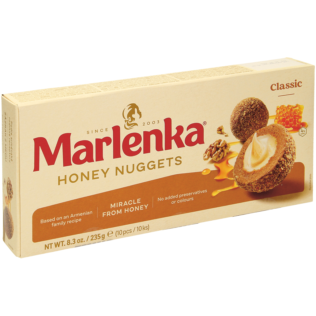 Медовые шарики "Марленка" с начинкой из 15% крема, глубокой заморозки