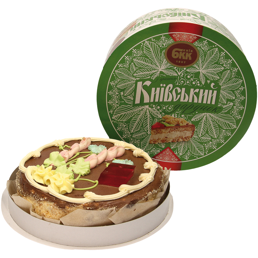 Torte "Kievskij" met pinda's, diepgevroren