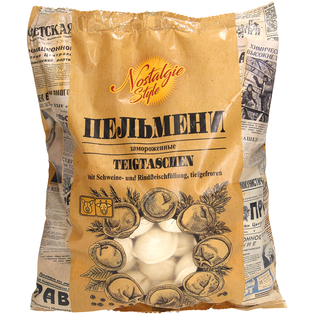 Deegzakjes met varkens- en rundvleesvulling Sovetskie, diepg