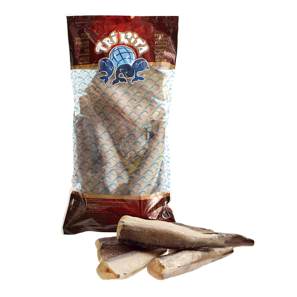 Argentijnse heek (Merluccius hubbsi), ontdaan, zonder hoofd,