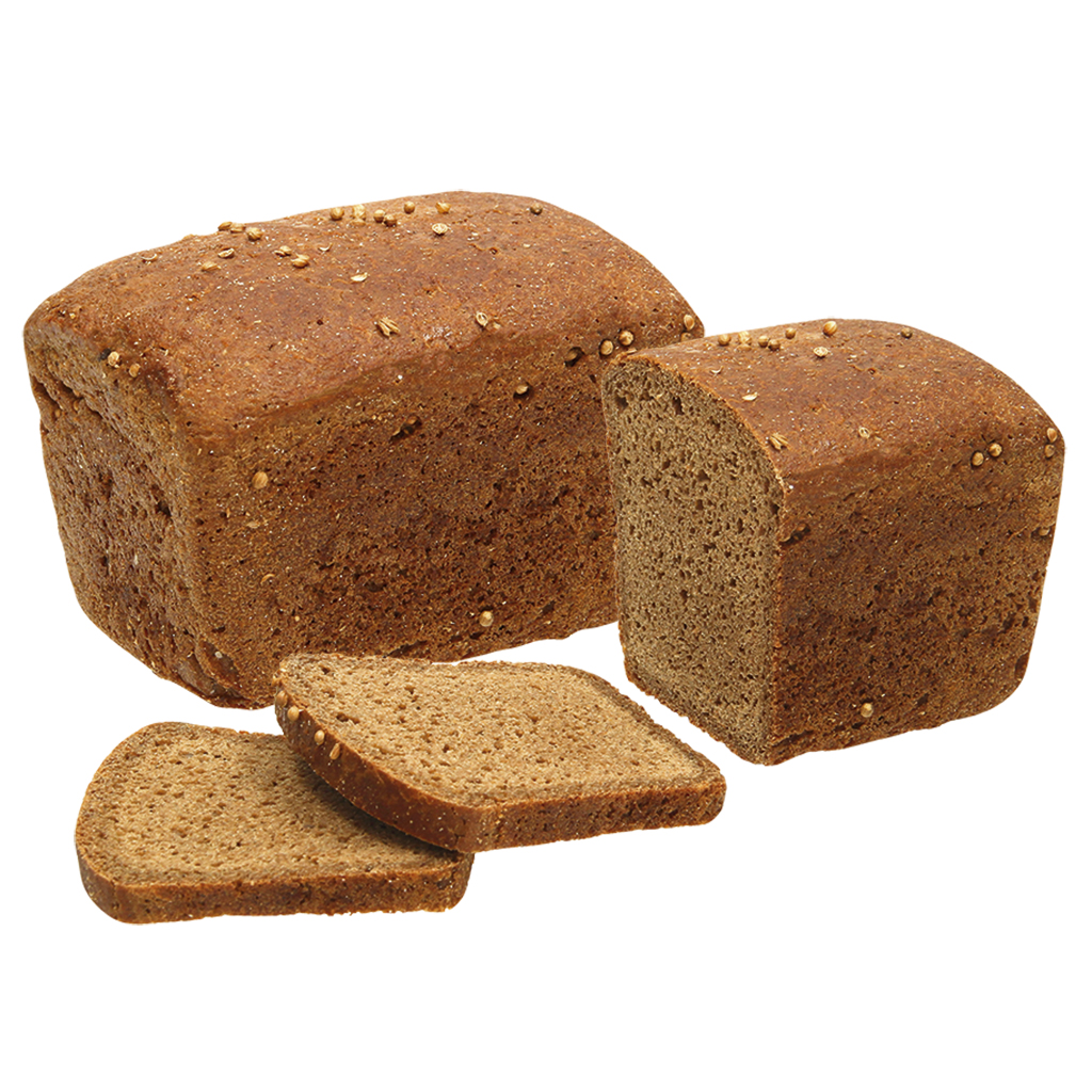 Roggebroodmix "Borodino", in plakken, diepgevroren.