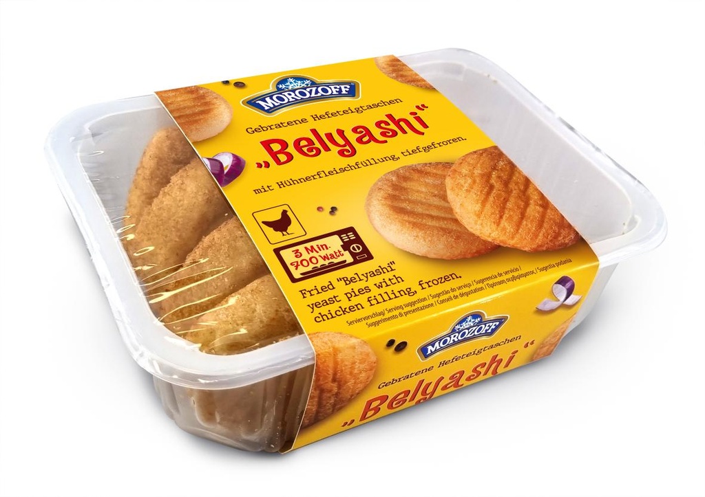 "MOROZOFF" Gebakken gistdeegpasteitjes "Belyashi" met kipvle