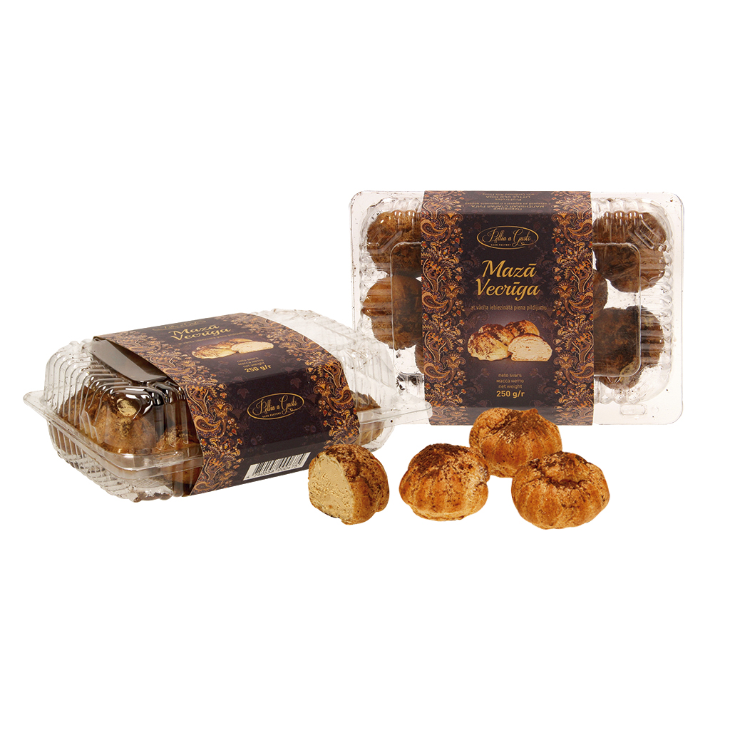 Профитроли, пирожные из заварного теста, с 62% начинкой со