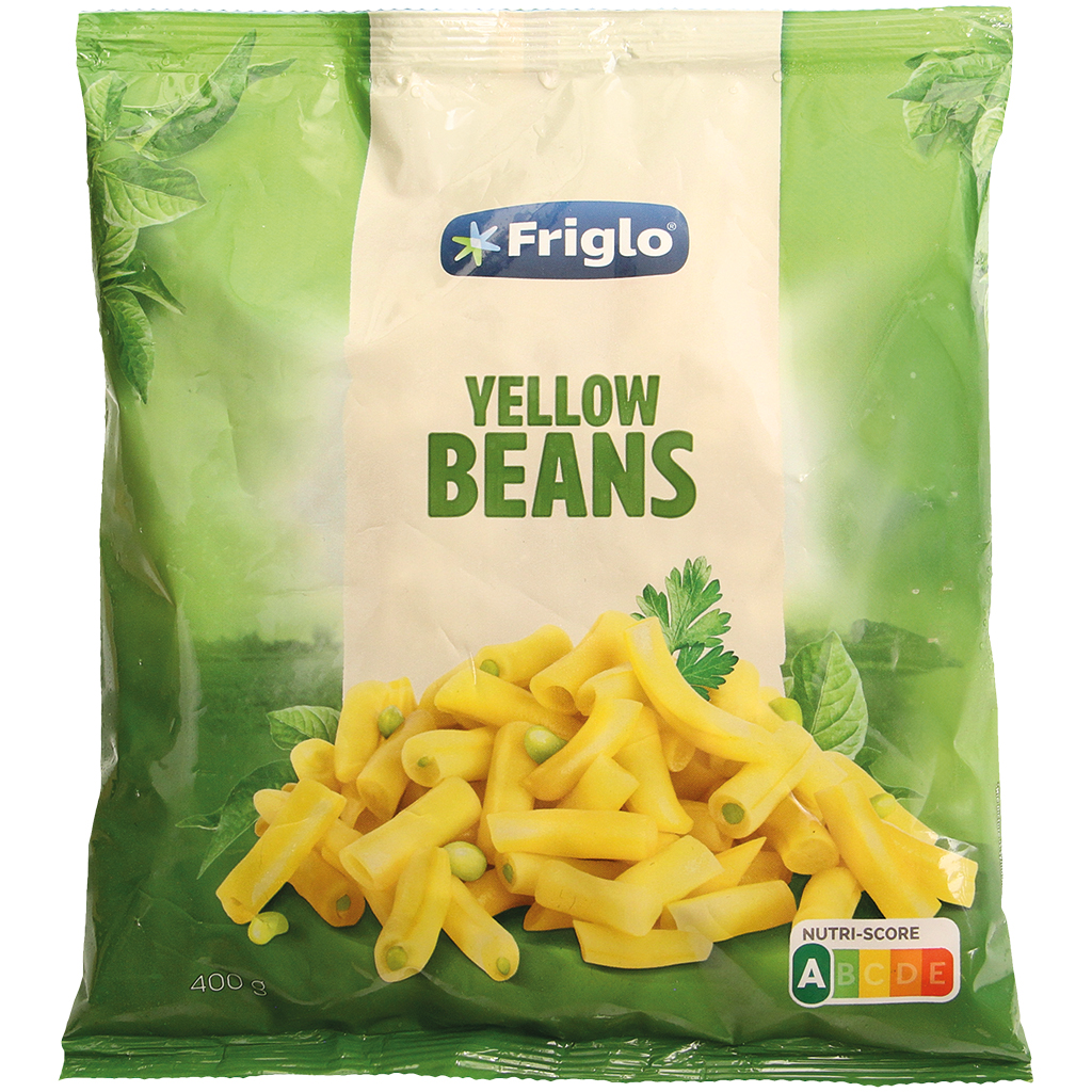 Gele sperziebonen, diepgevroren.