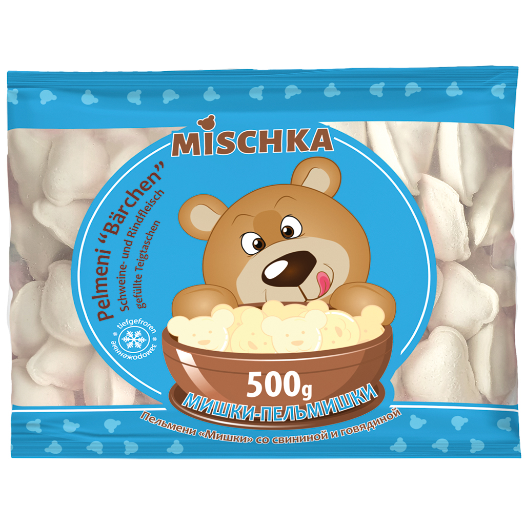 Пельмени "Мишки" со свининой и говядиной