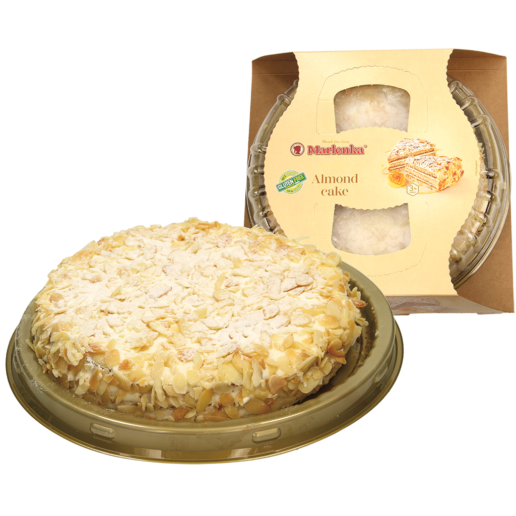 "Marlenka" Glutenvrije amandelcake met honing, diepgevroren