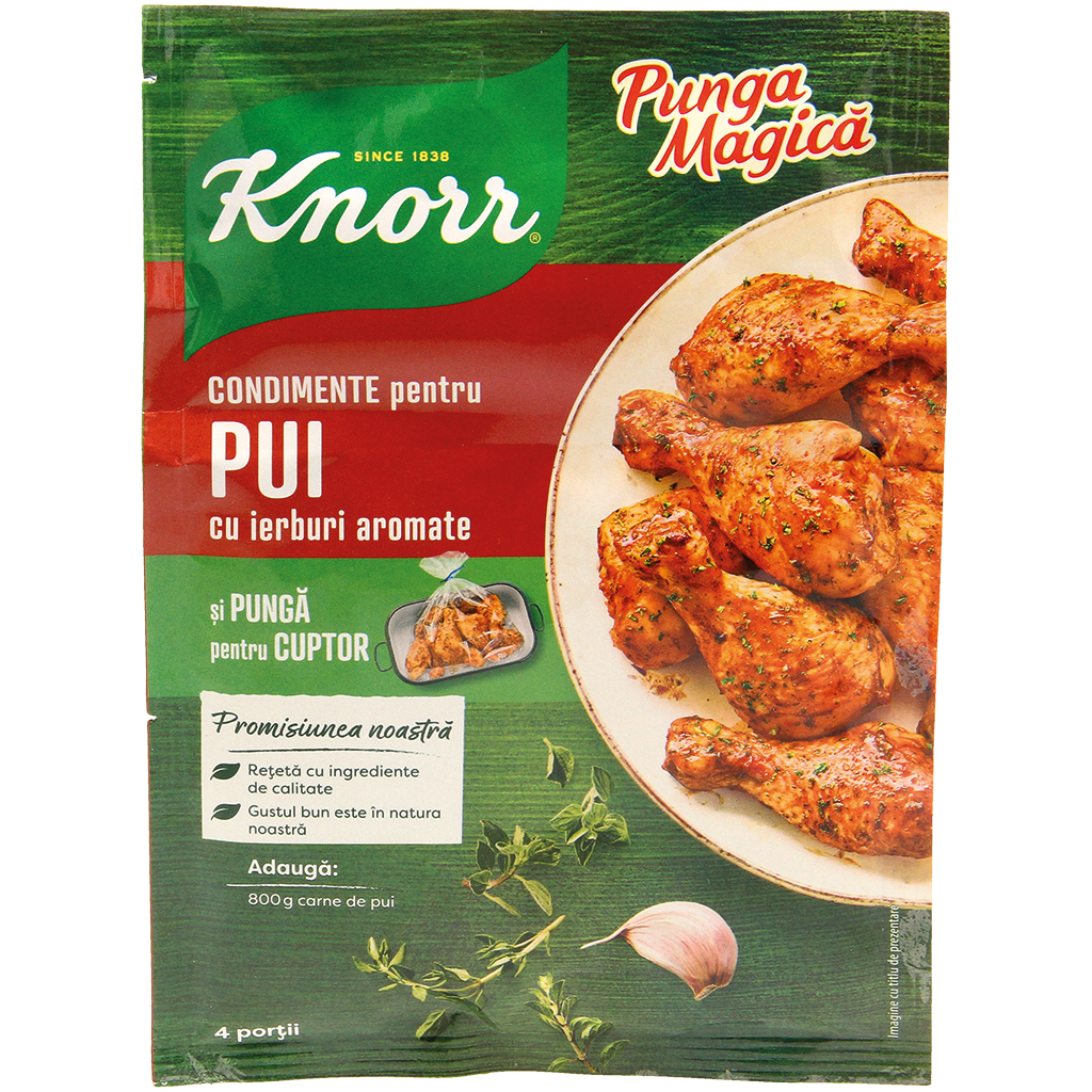Condiment pui cu ierburi "Punga magica"