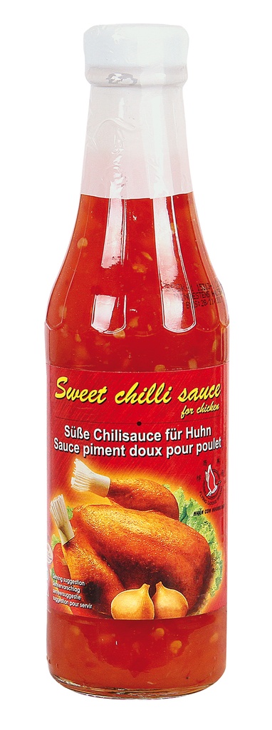 Zoete chilisaus voor kip.