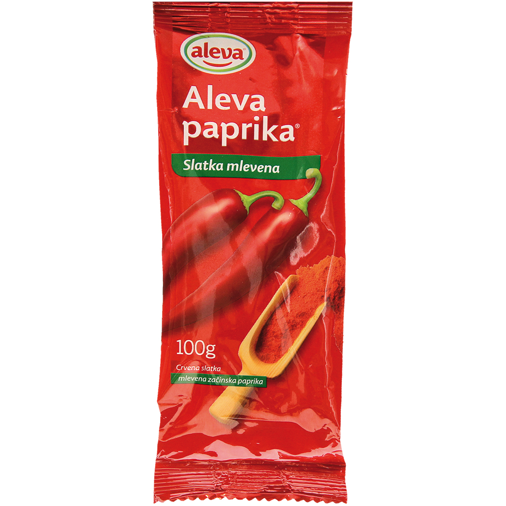 Gemalen zoete rode paprika