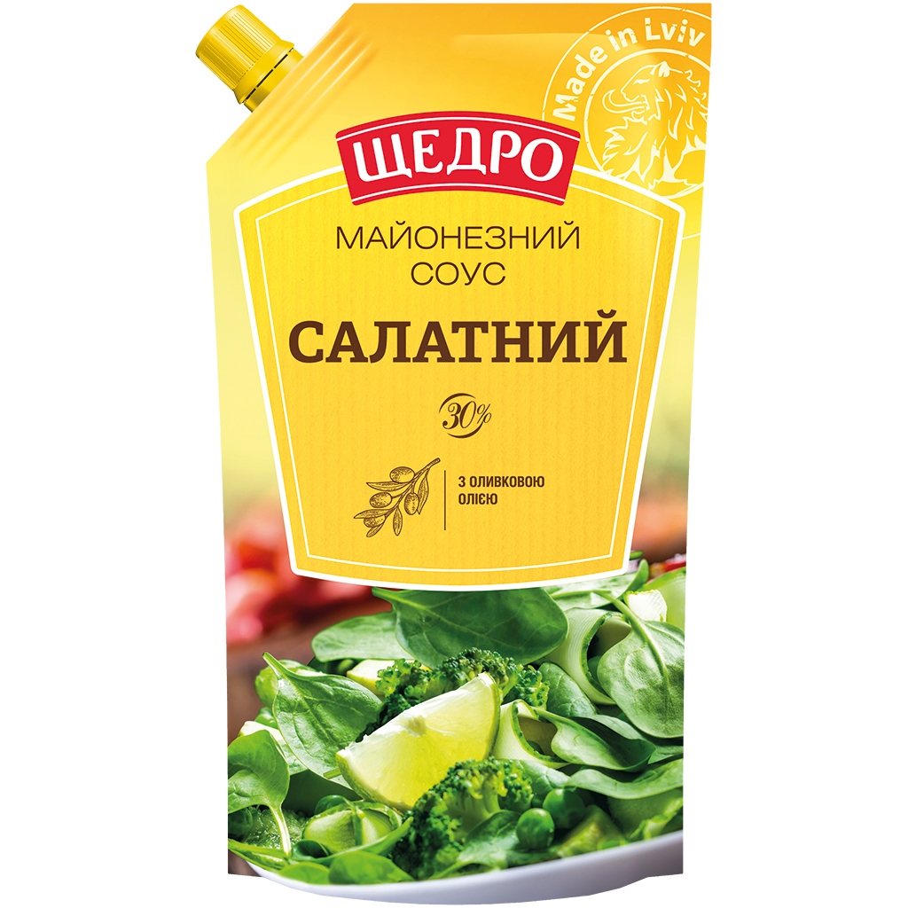 "SCHEDRO" Майонезный соус 30% жира "Салатный"