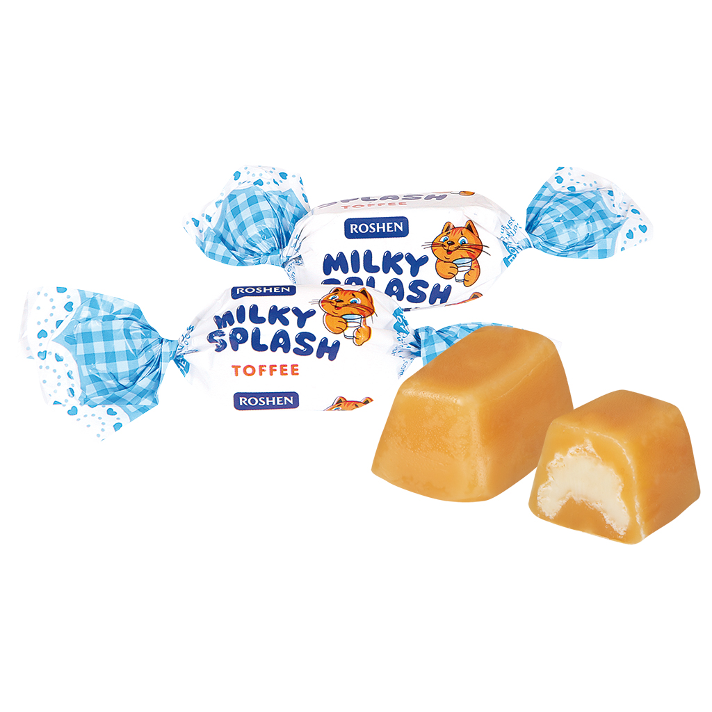 Toffee met romige vulling (25%) "Milky Splash"