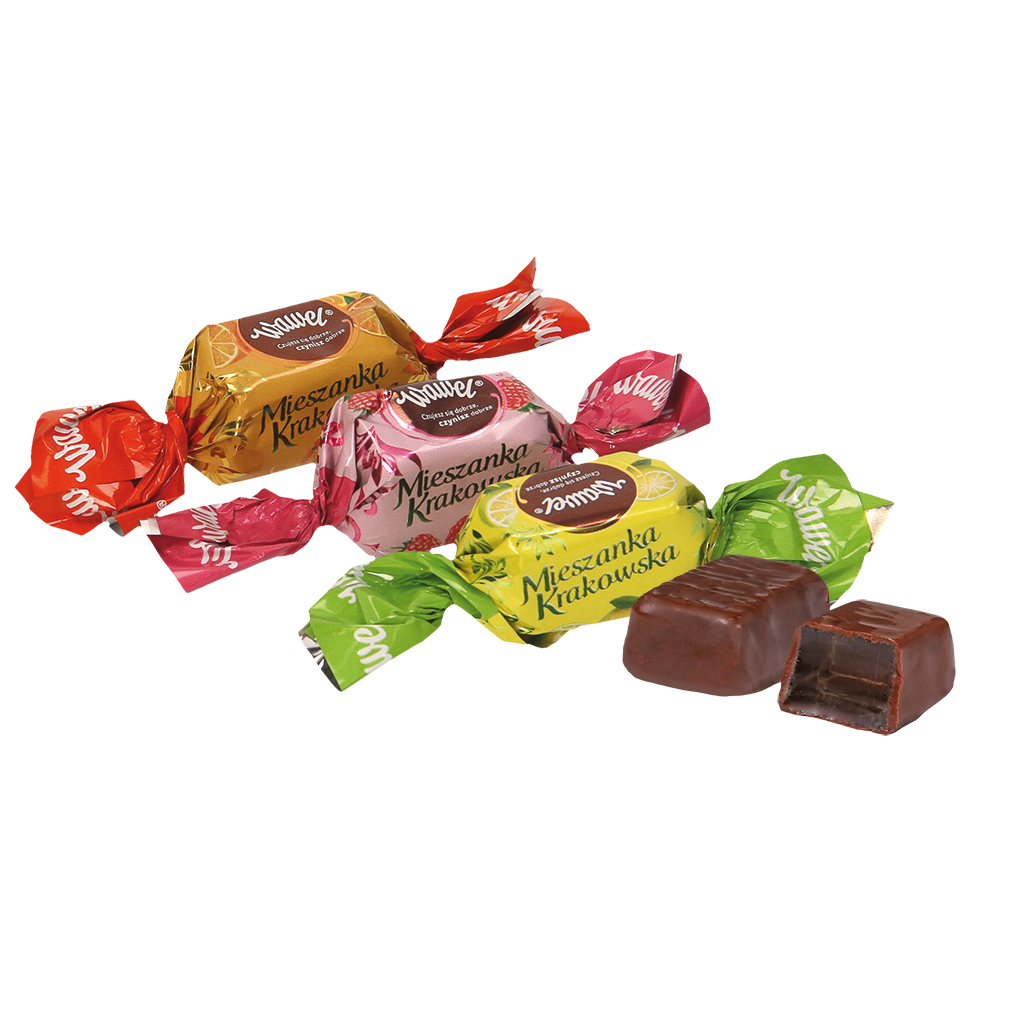 Gelei snoep met fruitsmaak