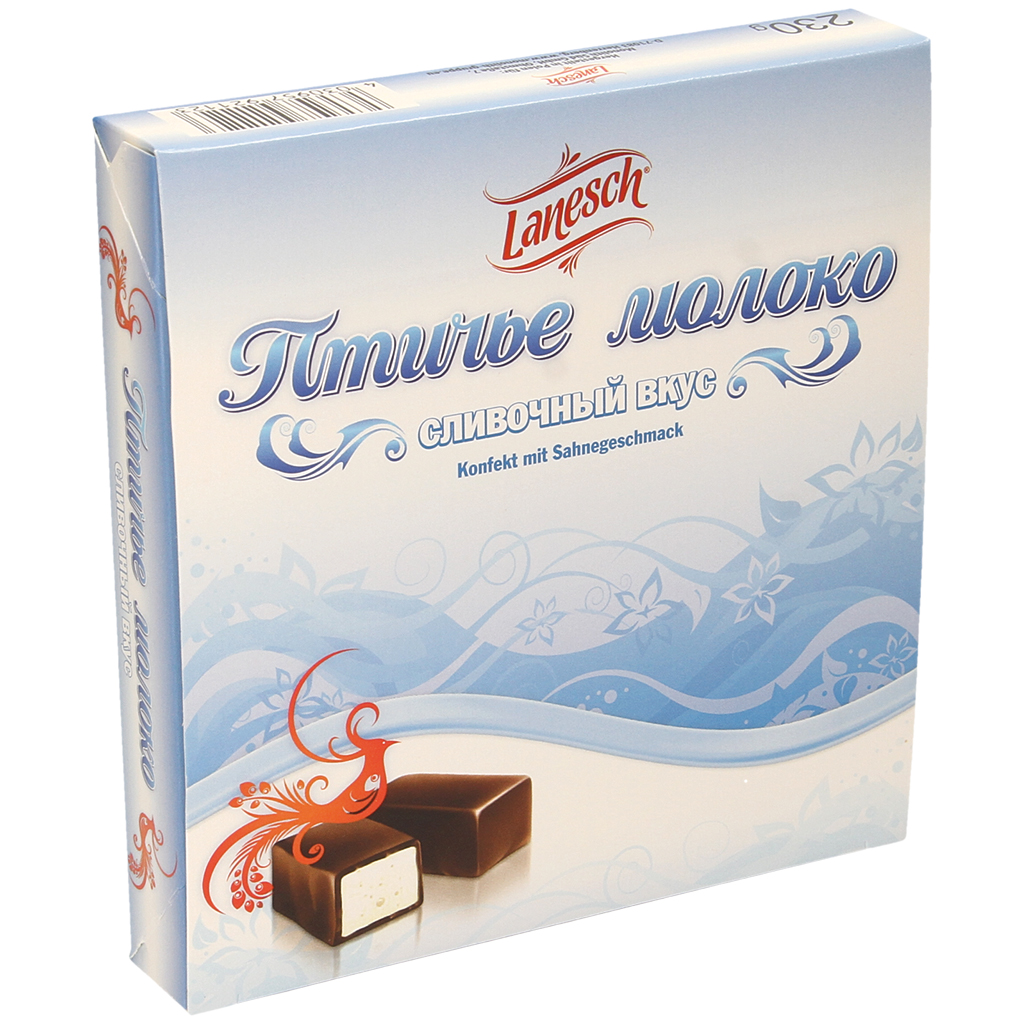 Chocoladesnoep "Ptitschje Moloko" met roomsmaak