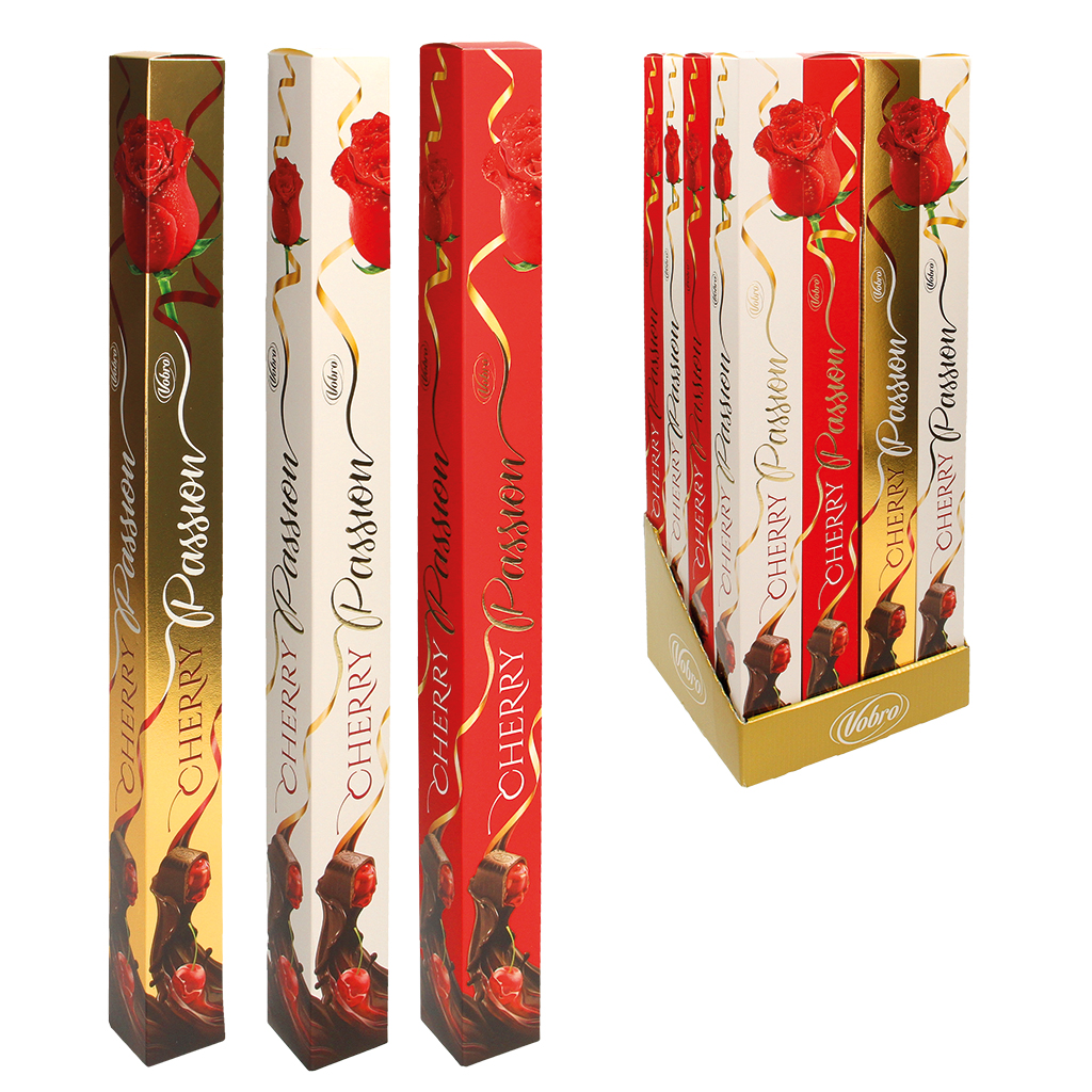 Шоколадные конфеты "Cherry Passion" с начинкой из вишни в ал