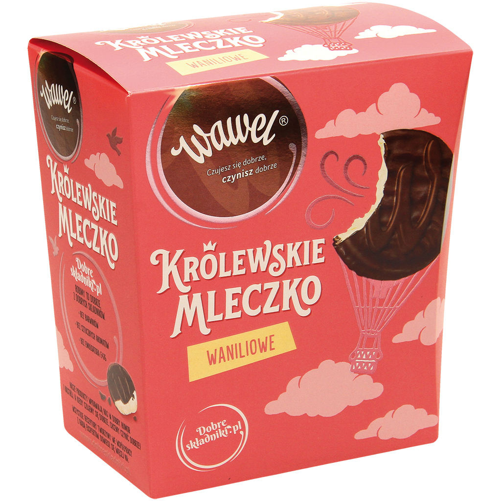 Суфле "Królewskie mleczko waniliowe" с ванильным вкусом в шо
