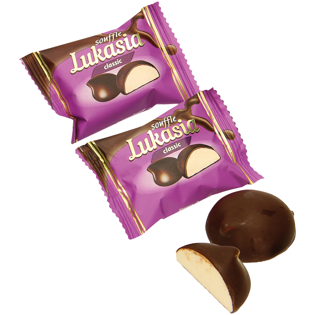 Schaumzuivercandyconfiserie "Lukasia" met vanillesmaak