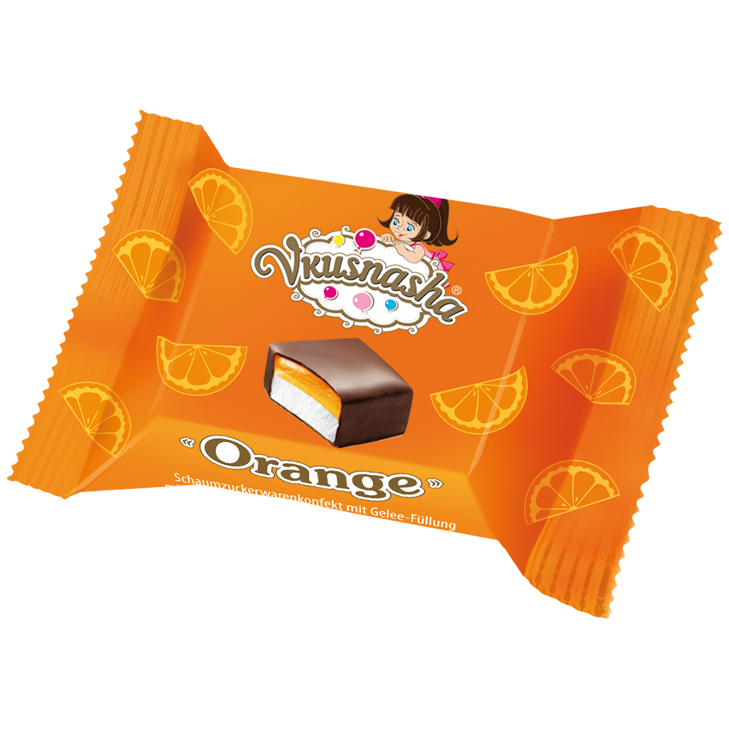 Schaumzuckerwaren confiserie "Vkusnasha Orange"