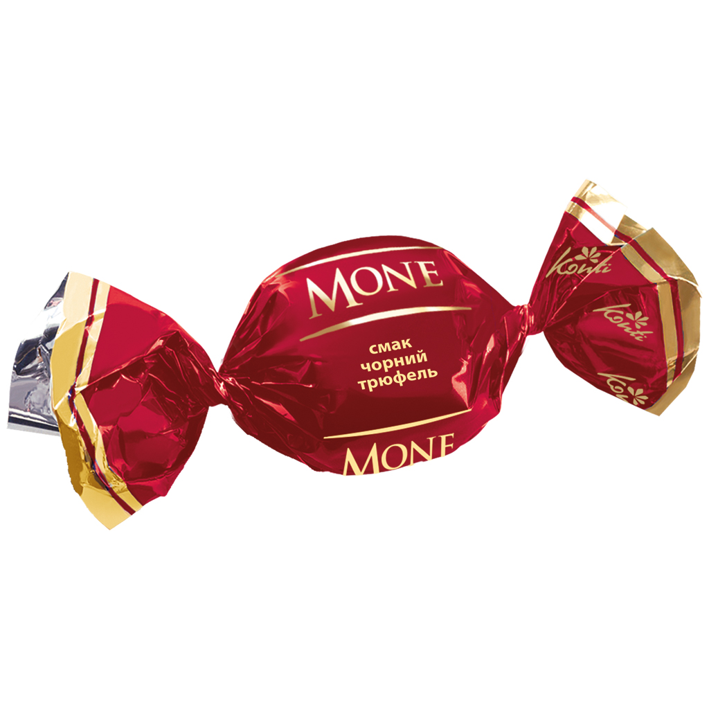 Snoep "Mone" met donkere truffelsmaak