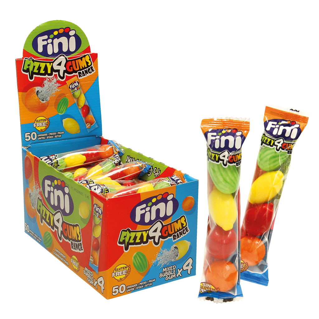 Жевательная резинка "Bubble Gum Strips Fruit-Mix"