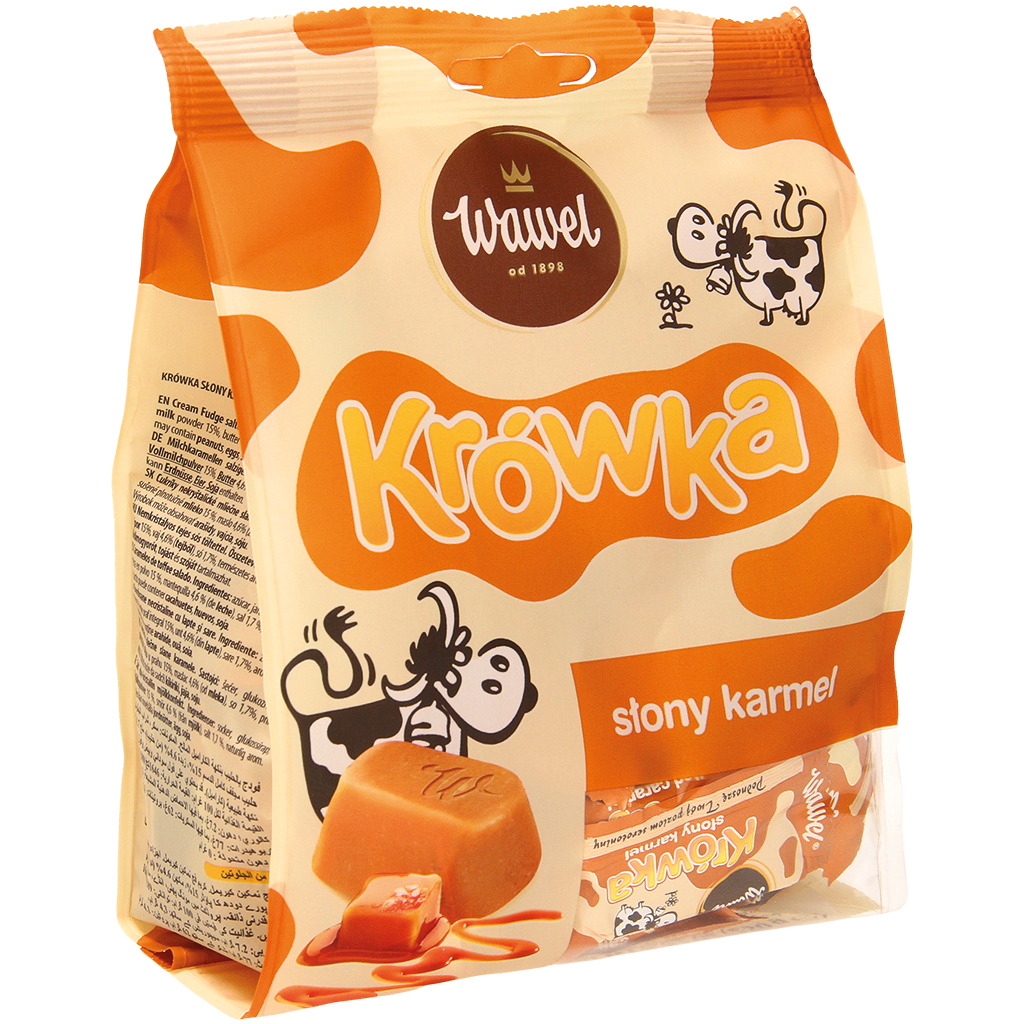 "Krowka slony karmel" Сливочная мягкая карамель с солью.