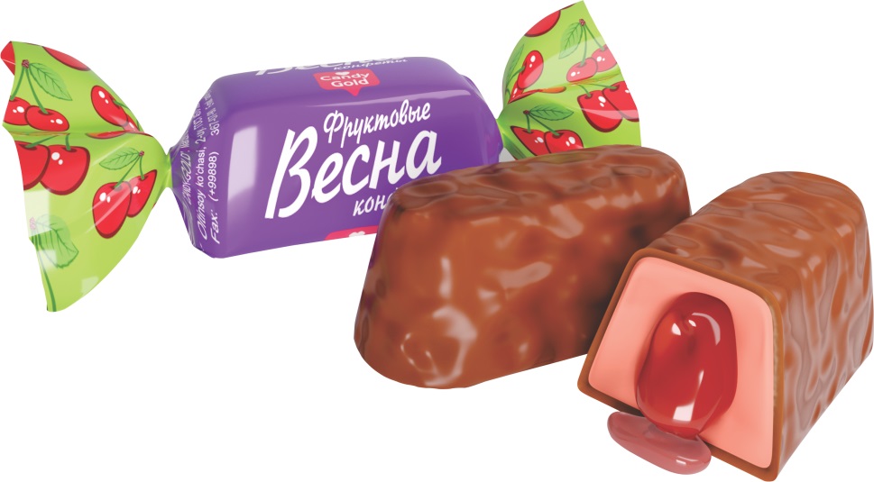 Confiserie "Wesna" met vulling met kersensmaak