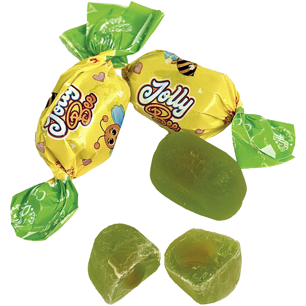 "CRAFERS" "Jolly Bee" Конфеты желейные с начикой со яблочно-
