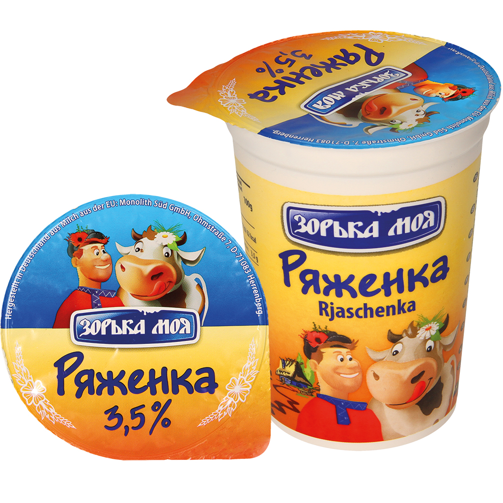 Ряженка 3,5% жирности