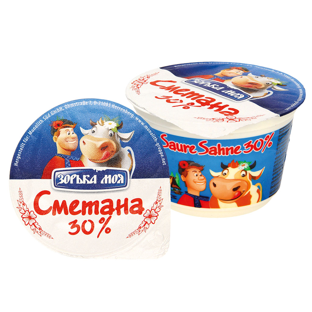 Сметана 30% жирности