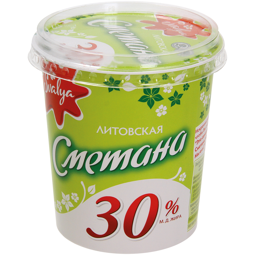 Сметана 30% жирности